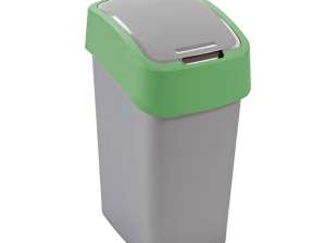 Lixeira Curver Flip Bin 25L verde