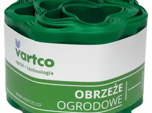 Wellenrand für den Garten 10cm x9m Vartco grün