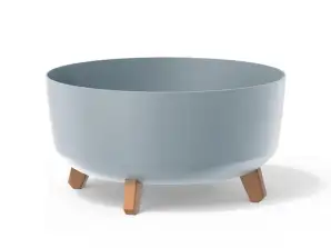 Doniczka Gracia Low DGRL400L gris claro