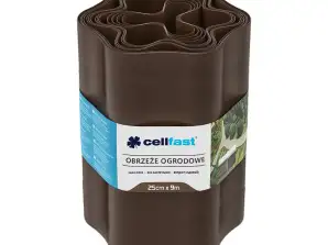 Vrtna obrobitev 25cm x 9m Cellfast rjava