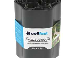 Gartenrand 25cm x 9m Cellfast graphit