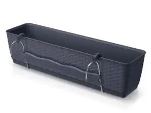 Maceta con ganchos Ratolla Case DRL600PW antracita