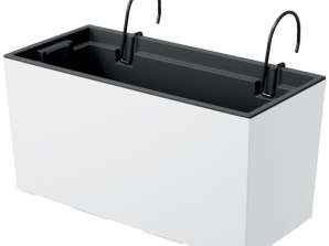 Maceta con ganchos Urbi Case DUC400W blanca