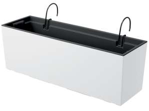 Maceta con ganchos Urbi Case DUC600W blanca
