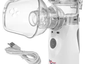 Hordozható / zsebméretű vezeték nélküli inhalátor-nebulizátor Promedix. készlet. maszkok. PR 835