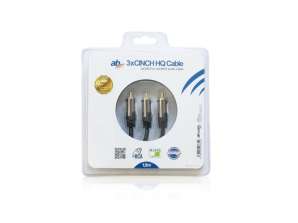 Kabel AB HQ 3xCINCH 1.5m