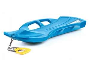 Sled for kids Prosperplast Snow Train blue