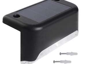 Maclean IP44 solární LED terasové schodišťové svítidlo. 4000K. Ni MH 100 mAh. 80x45x45mm. soumrak MCE319