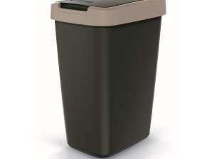 Lixeira COMPACTA Q marrom claro 12l