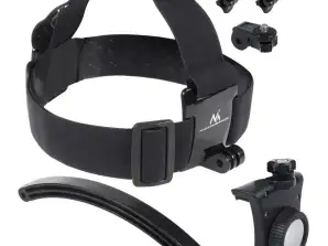 Bandeau de sport Maclean. rotatif. pour téléphone. appareil photo. caméras GoPro et autres. universel avec sangle. MC 447