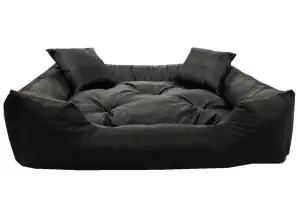 Hundebett ECCO 80x60 / 100x75 cm schwarz