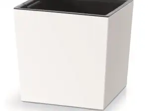 Maceta URBI SQUARE LOW blanco