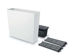 Maceta URBI CASE TOWER blanca
