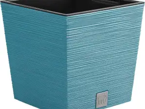 Doniczka FURU SQUARE LOW azul escandinavo