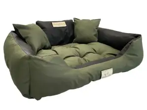 Lit pour chien 130 x 105 Vert KingDog