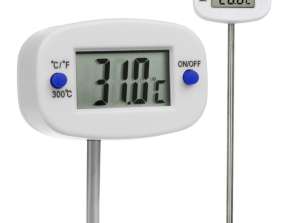 Food thermometer/probe. GreenBlue. probe length 15cm.