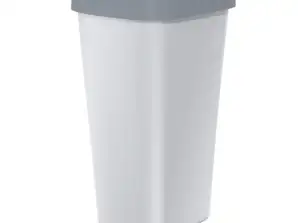 Koš za odpadke COMPACTA Q siva gladka / pepelnata 25l Keden