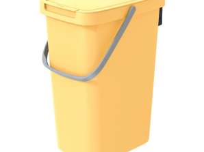 Lixeira SYSTEMA Q amarelo claro 12l. Keden