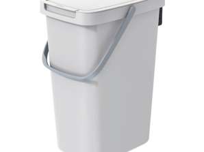 Lixeira SYSTEMA Q cinza 12l. Keden