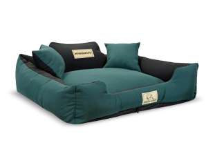 Разборное антискользящее лежанка MM44 100x75 см зеленое KingDog