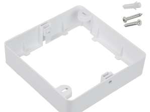Überbaurahmen Maclean für LED Panel 18W quadratisch 170 170 38mm MCE379 S