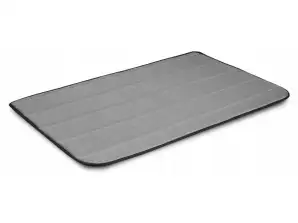 Lit en mousse matelas codura gris 120x80 cm Prestige