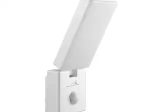 LED lampa s senzorjem za gibanje Maclean. senzor gibanja PIR. bela barva. 10W. IP65. 800lm. nevtralna bela barva 4000K MCE516 W