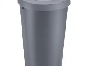 Poubelle Seattle Swing 45 L grise