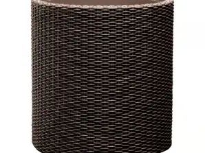 Runde Blumenkübel CYLINDER PLANTER M Whiskey-Braun