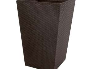 Rechteckiges Pflanzgefäß MEDIUM RATTAN PLANTER 55 4L whiskey brown