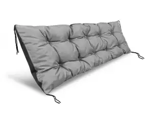 GARDEN CUSHION 150/50 CM GREY