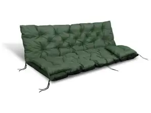 ZÁHRADNÉ SÚPRAVY 100x60x50CM   2 VANKÚŠE 42X42 CM ZELENÉ