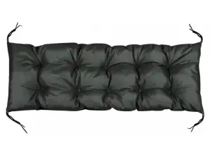 Садова подушка 120x40 см чорна