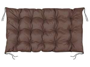 GARDEN CUSHION FOR PALLETS 120X80 CM BROWN