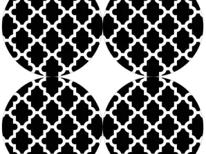 Conjunto de Capas de Mesa Redondas 4D MAROCO NIGHT