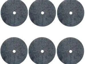 Set anti-onkruid schijven 6 stuks. Bertoni 50 cm. grijs