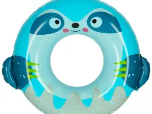 INTEX 59266 Pripučiamas plaukimo žiedas paplūdimio dinghy sloth max 40kg