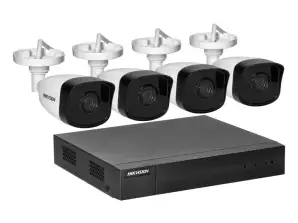 HIKVISION IPKIT B4 4CH комплект відеоспостереження з 4 трубчастими камерами IP HIKVISION IP CAM B140H та 4-канальним реєстратором HIKVISION NVR 4CH.