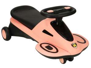 Roues LED lumineuses à gravité avec trottinette musicale 74cm rose noir max 100kg