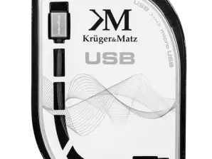 USB kábel micro USB csatlakozó 1.0m Kruger&Matz