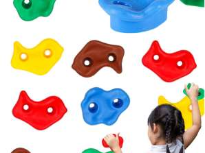 Climbing Stone Holders for Kids Colorful 10 Pcs Screws