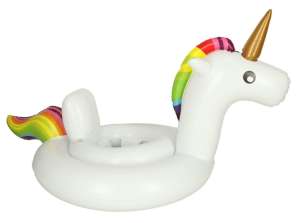 Baby Schwimmring Schlauchboot mit Sitz Einhorn 70cm 1 3yrs