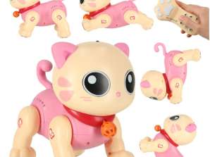 Chaton chaton télécommande interactive RC robot sautant chantant rose