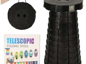 Folding Chair Reclining Stool Stool For Home Garden Camping Black