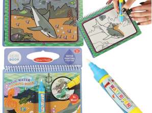 Disegno da colorare Libro d'acqua con pennarello Mondo sottomarino