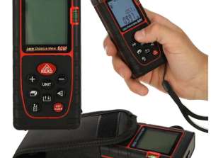 Télémètre laser numérique étanche IP54 3mm / 60m couvercle alimenté par batterie KAFUWELL