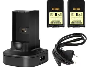 KX7 Laddstation för Xbox 360-kontrollerbatterier