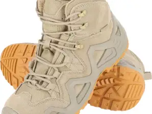 Semsket skinn/oxford ankelstøvletter beige. «39». Lahti
