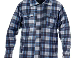Fleecejacke. isoliert grau-blau. 