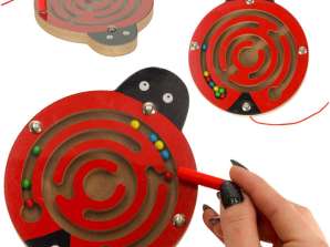 Magnetisches Labyrinth aus Marienkäferkugeln